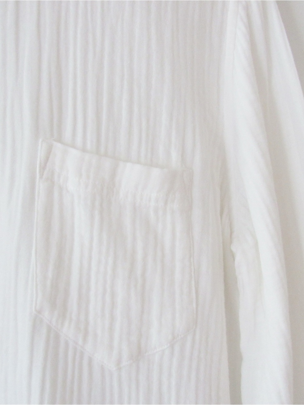 J Crew Garcon Classic Double Gauze Shirt 14 White Long Sleeves Button Up Cotton - Picture 7 of 9